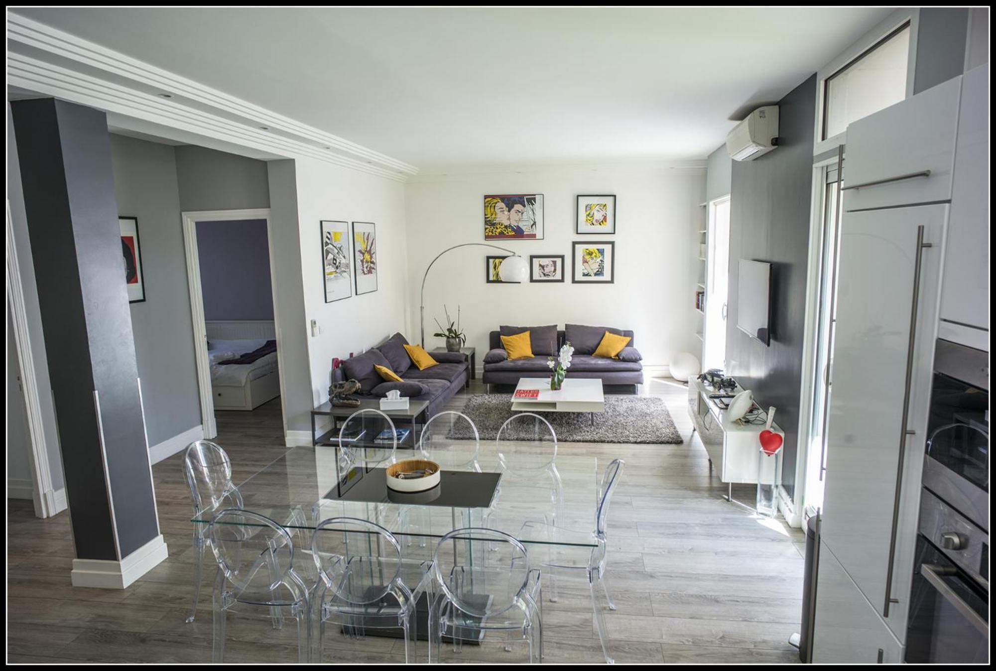 קאן Superbe 120M2 Au Suquet - Property With Style חדר תמונה